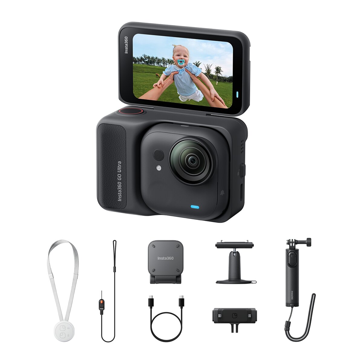 Cámara de acción Insta360 GO Ultra Creator Bundle - Negro Negro-1