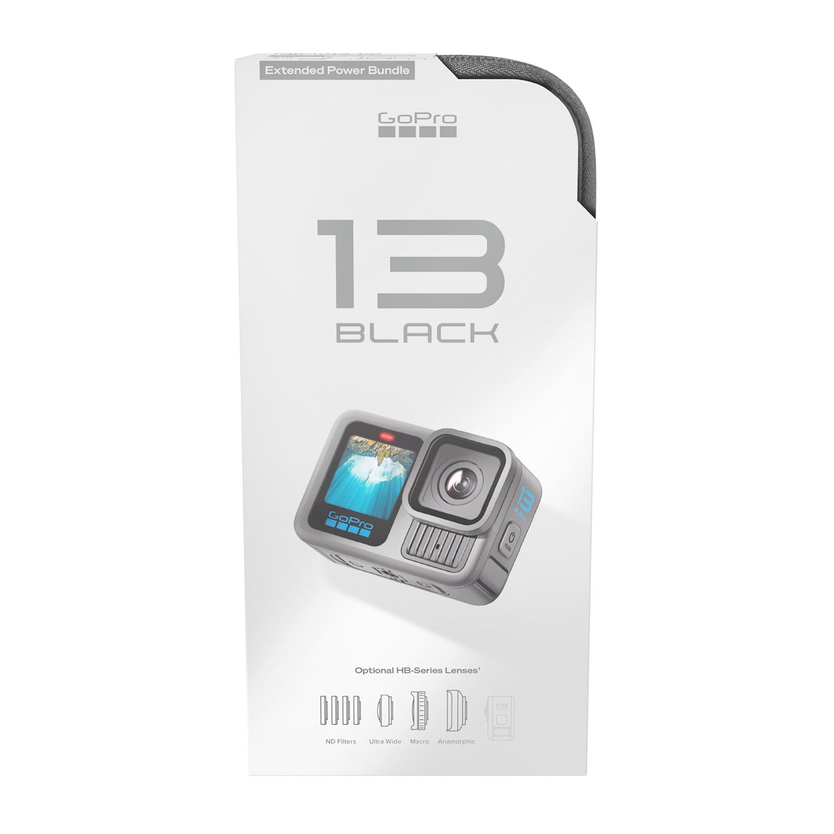 Cámara deportiva HERO13 BLACK + colección de lentes de la serie HB Negro-3