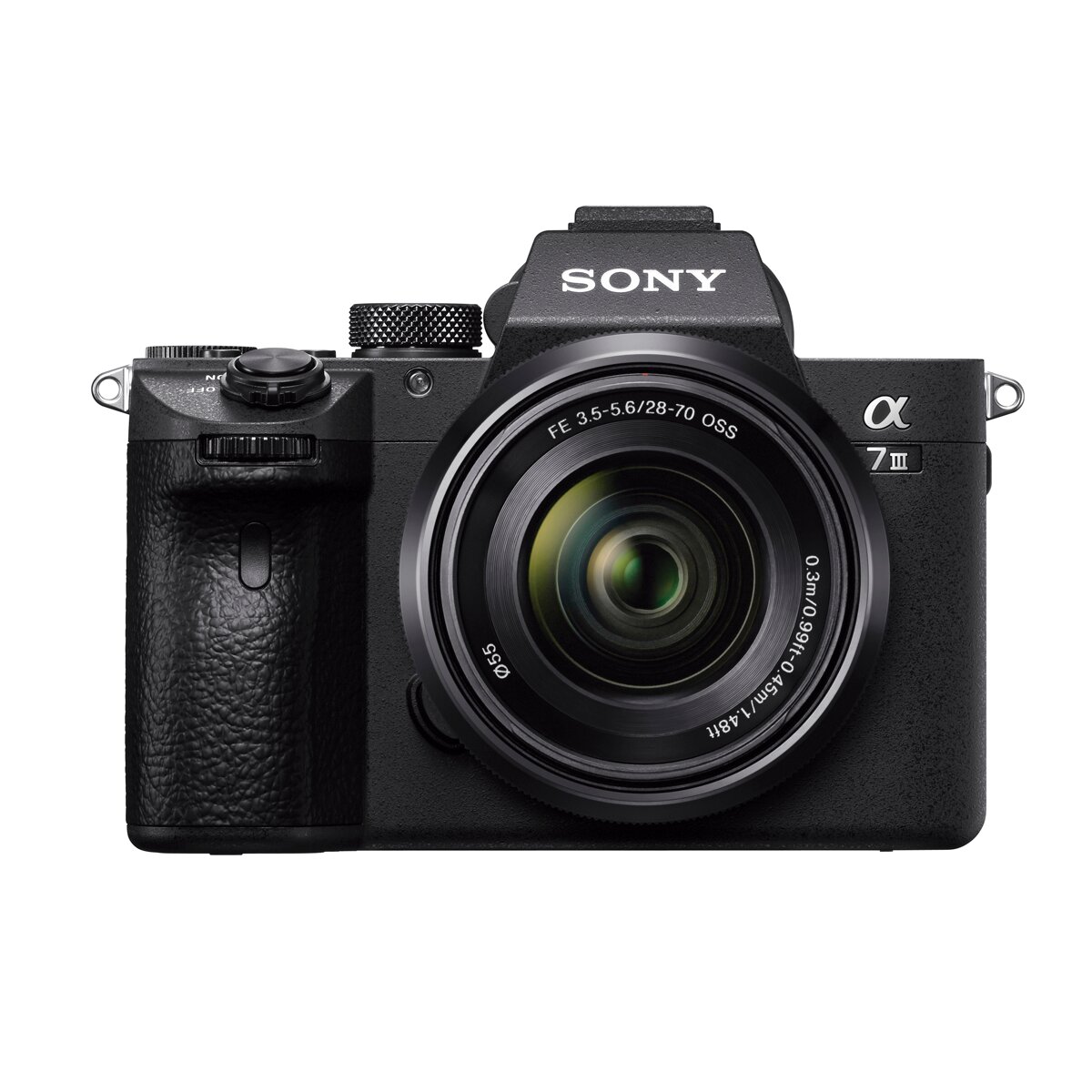 Sony Alpha 7 III. Cámara full frame con objetivo 28-70 mm f/3.5