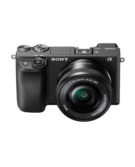 Sony Alpha 6400A. Cámara mirrorless APS-C con objetivo intercambiable 16-50 mm f/3.5-5.6 Power Zoom
