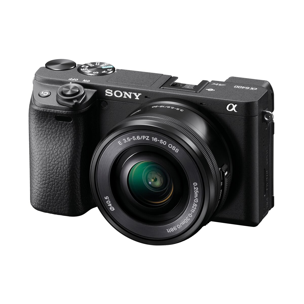 Sony Alpha 6400A. Cámara mirrorless APS-C con objetivo intercambiable 16-50 mm f/3.5-5.6 Power Zoom - Negro Negro-5