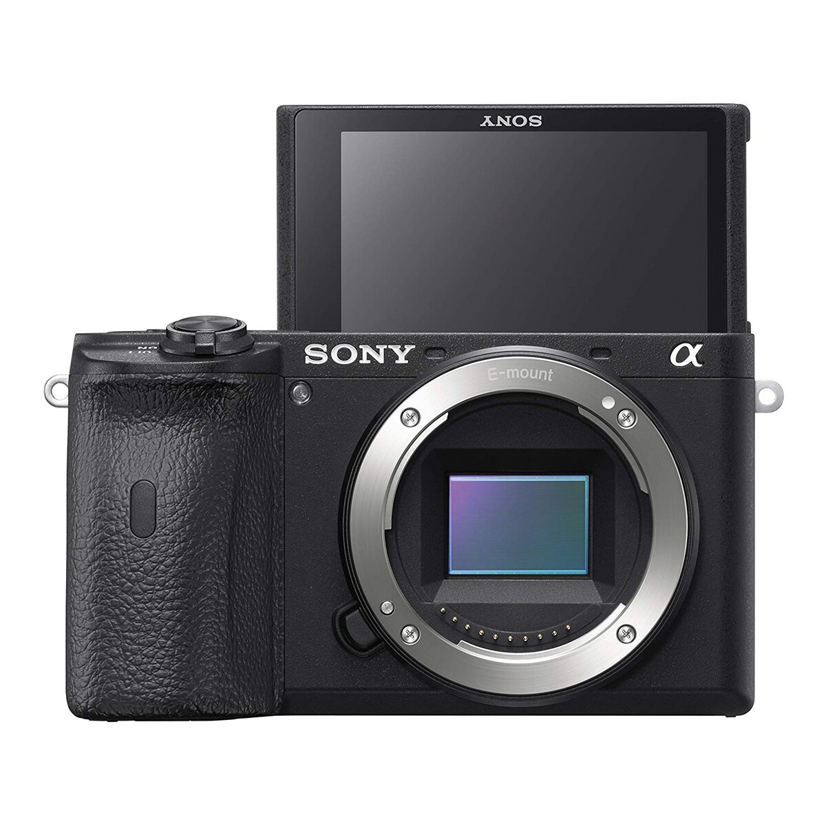 Sony Alpha a6600 cámara Evil APS-C cuerpo con sensor CMOS Exmor, pantalla abatible, vídeos 4K y enfoque automático híbrido (ILCE6600B.CEC) - Negro Negro-2
