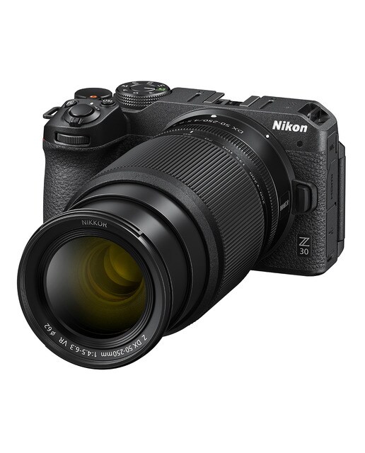 超美品 Nikon Z30 Cámara Evil Nikon Z30 + Objetivos 16-50 mm y 50-250 mm Negro · El