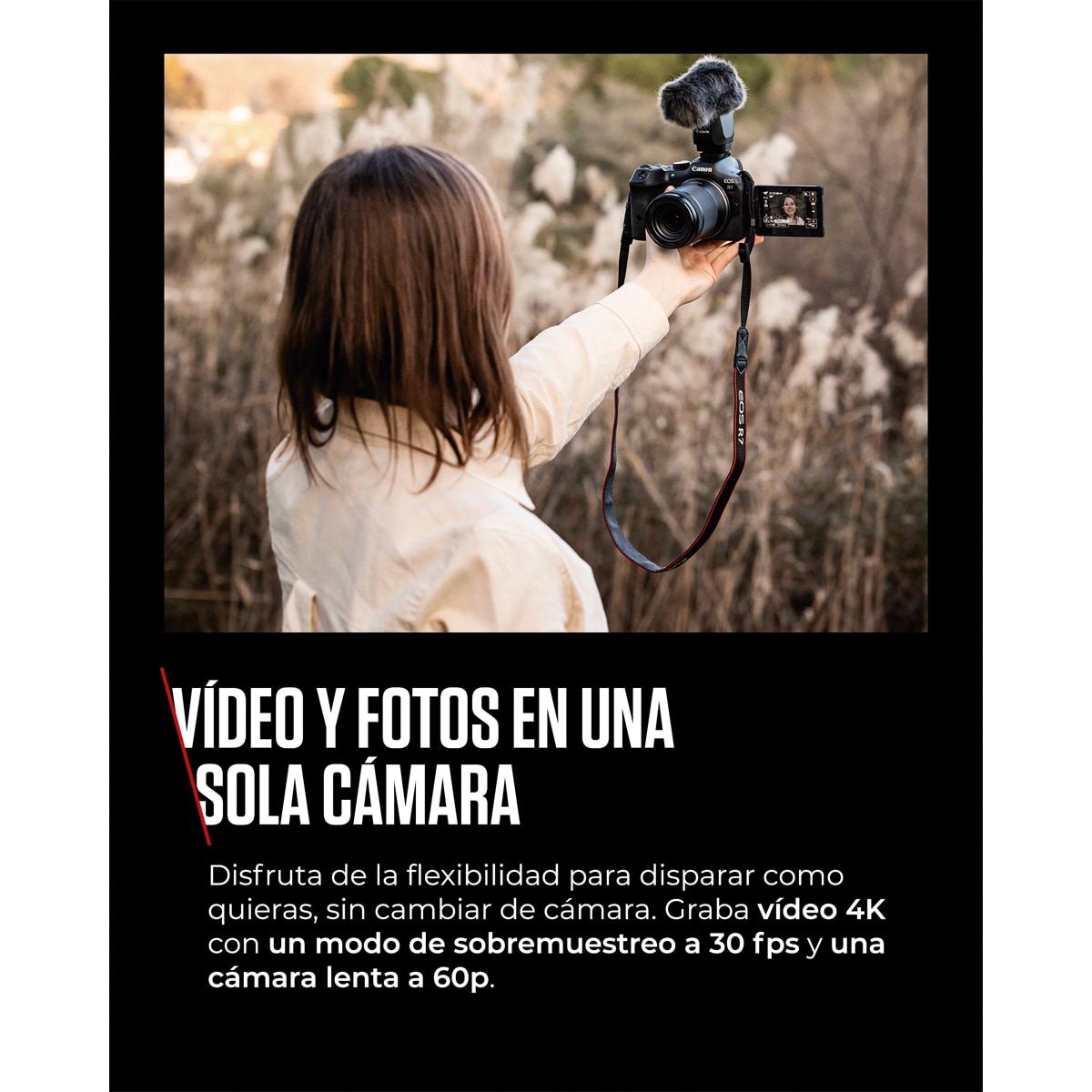 Cámara Evil Canon EOS R7 con objetivo RF-S 18-150mm F3.5-6.3 IS STM Negro-9