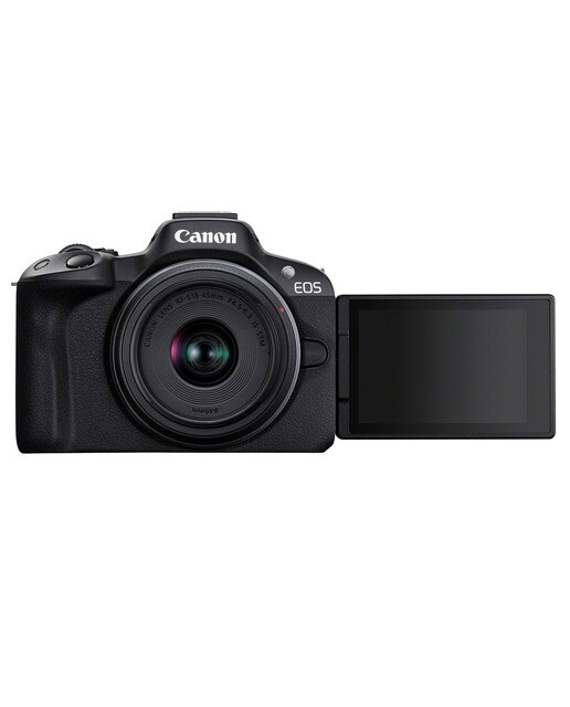 Cámara Evil Canon EOS R50 + Objetivo RFS 18-45 mm F4.5-6.3 IS STM - Negro Negro-3