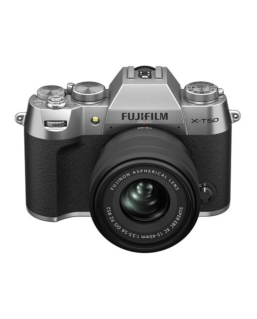 Câmara Evil Fujifilm XT-50 com Objetiva XC15-45mm F3.5-5.6 OIS PZ Prata-2