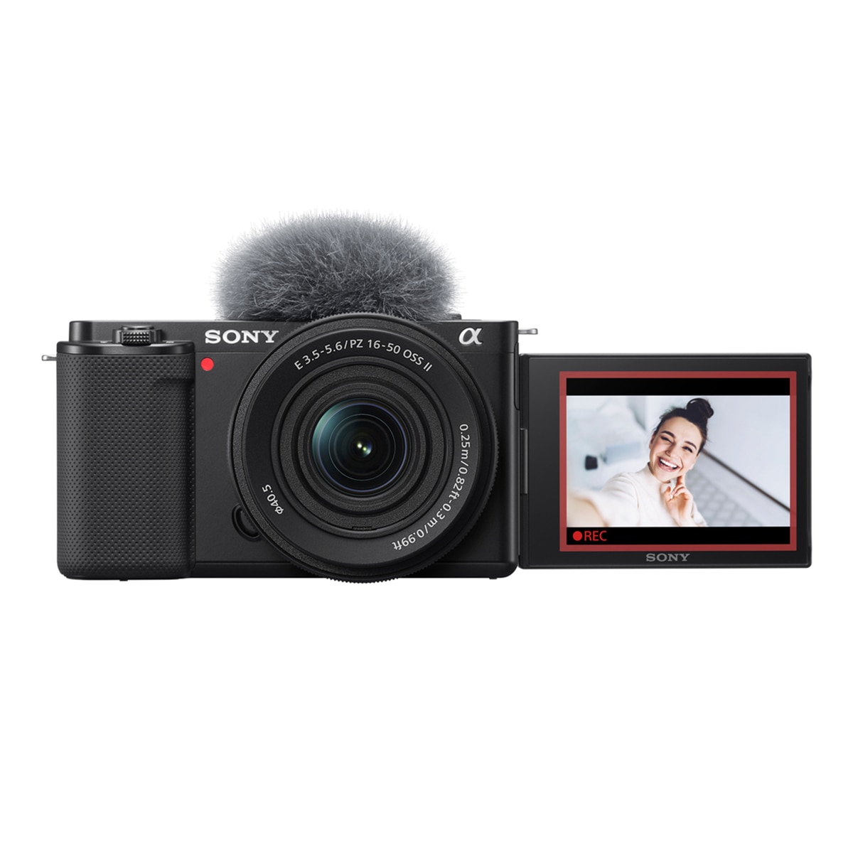 Câmara Sony ZV-E10K Vlogging Alpha, APS-C, Lente Zoom Motorizada 16-50mm F/3.5-5.6 II Preto-3