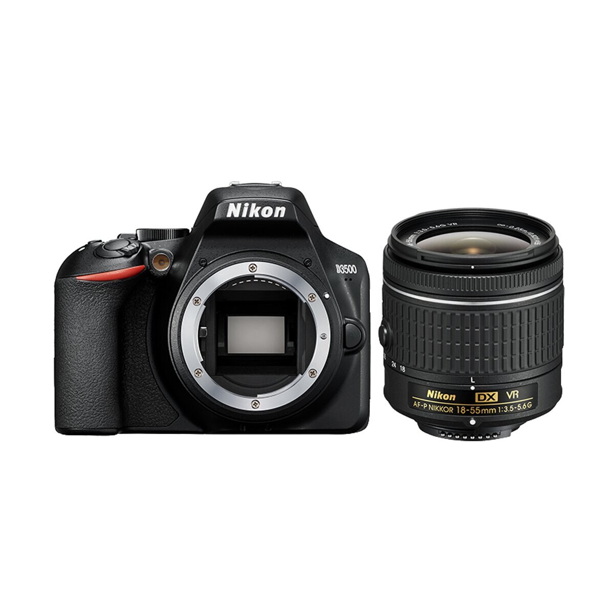 Cámara Réflex Nikon D3500 con Objetivos AF-P DX 18-55 VR + AF-P DX 70-300 VR - Negro Negro-2