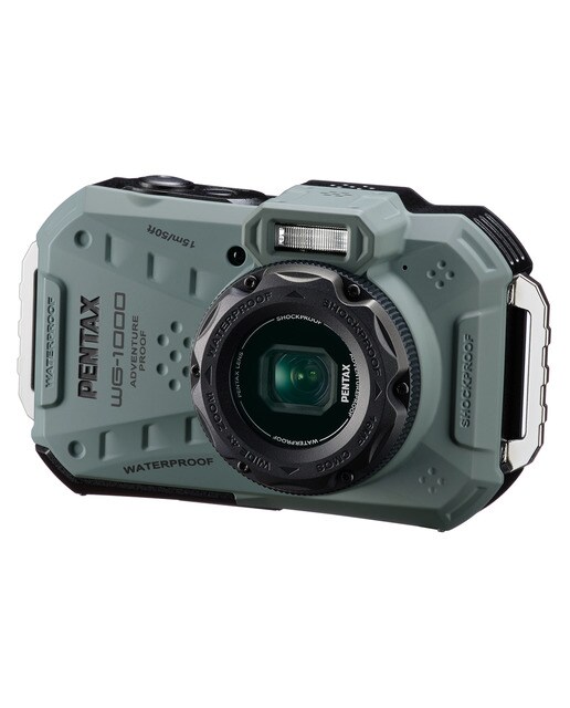 Câmara Compacta Aquática Pentax WG-1000, 16 MP, vídeo Full HD Verde Azeitona-2