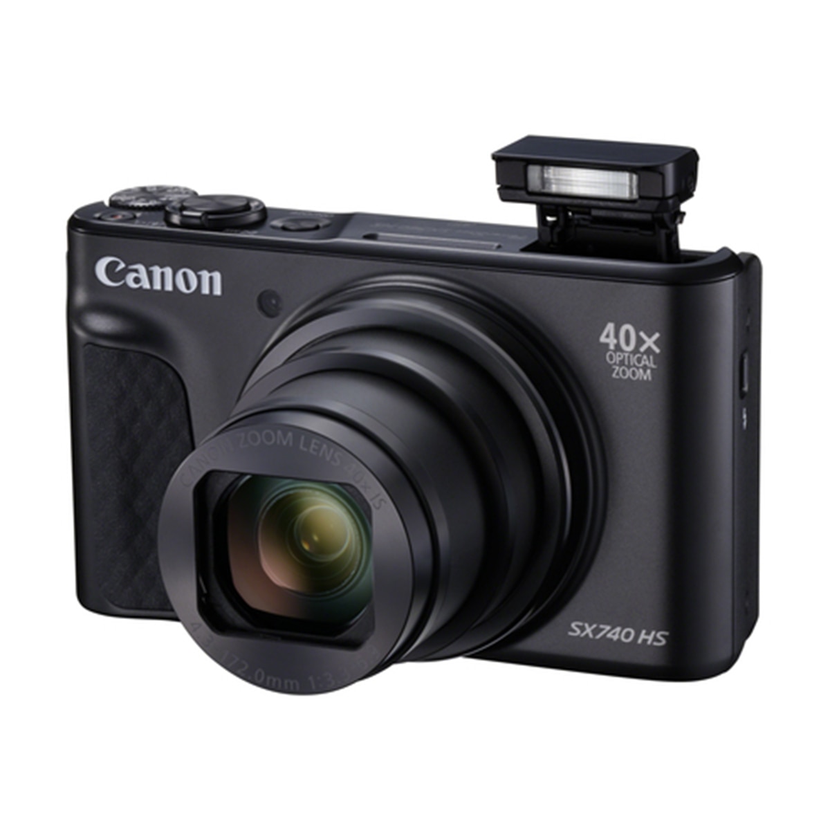 Câmara Compacta Canon PowerShot SX740 HS Lite Edition Travel Kit Preto-2