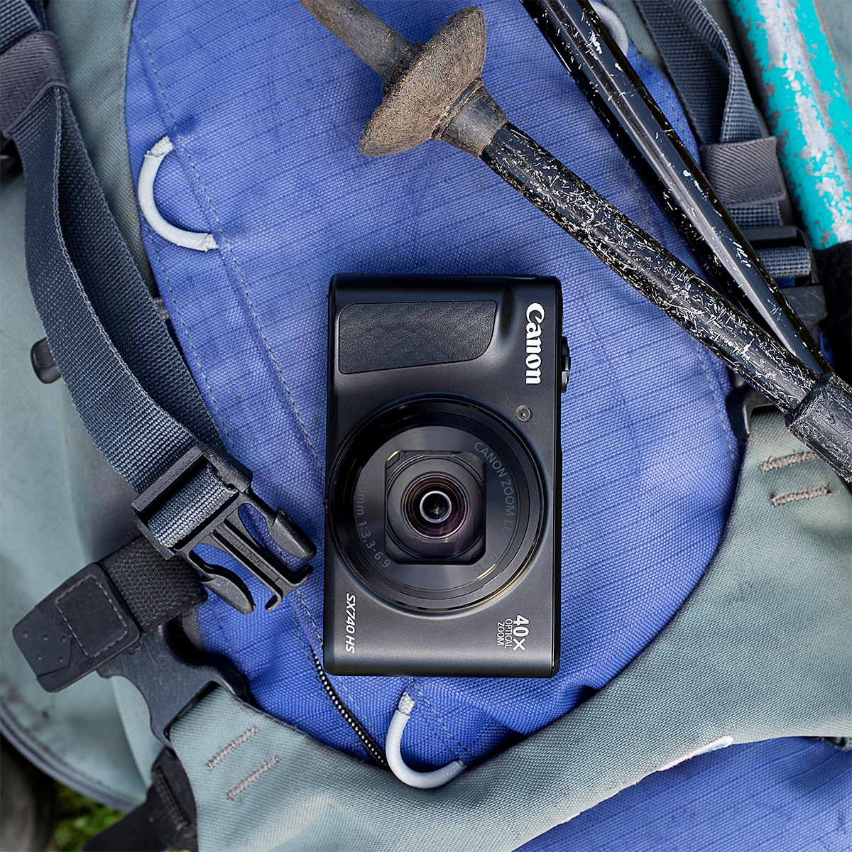 Cámara compacta Canon PowerShot SX740 HS Lite Edition Travel Kit - Negro Plata-9