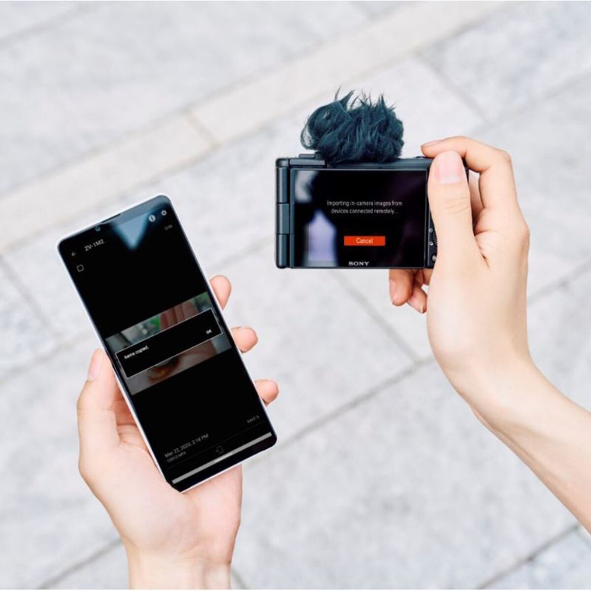 Kit cámara vlogging Sony ZV-1 II | Cámara digital con grip y batería Negro-11