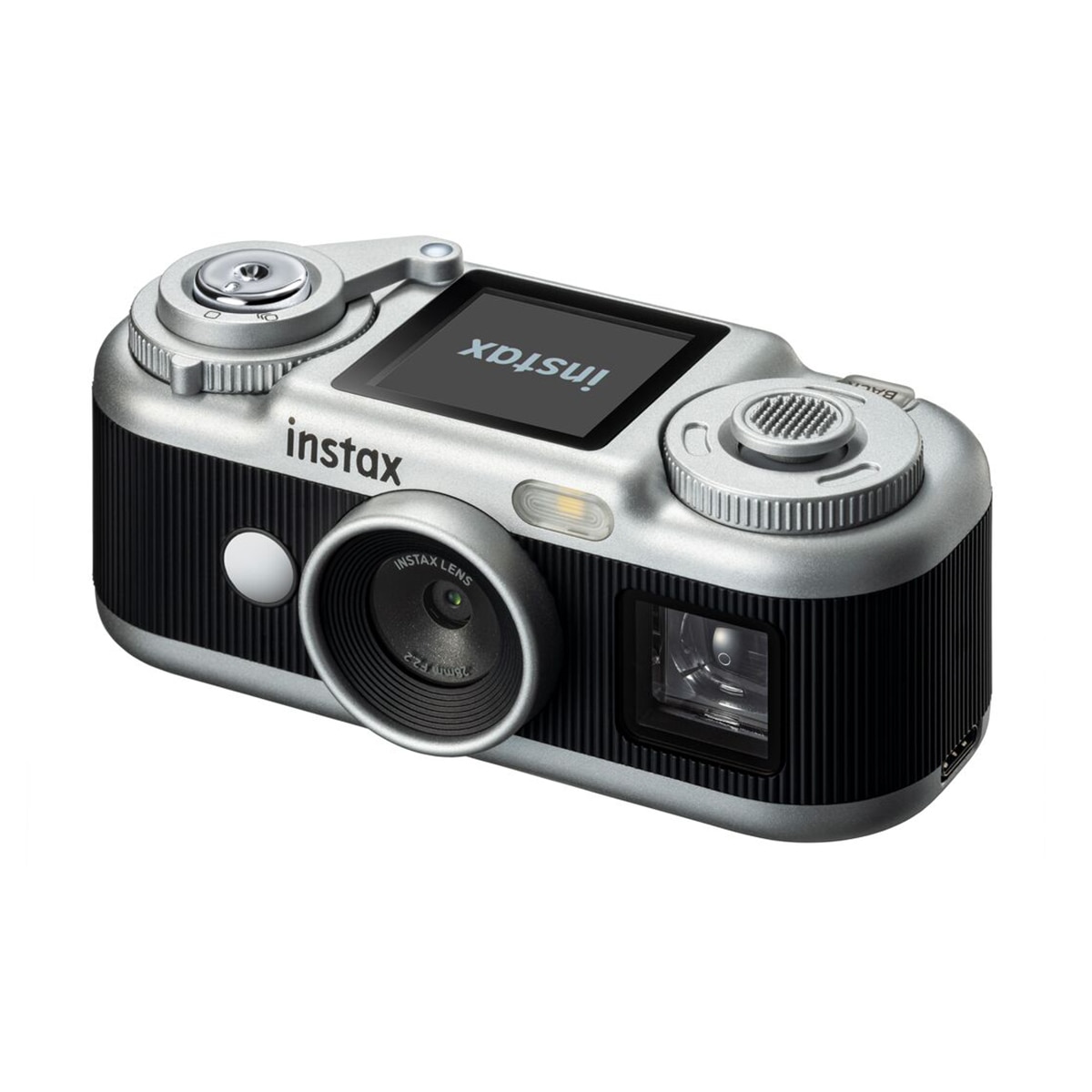 Cámara instantánea digital instax Pal 2 - Negro / Plata Negro / Plata-3