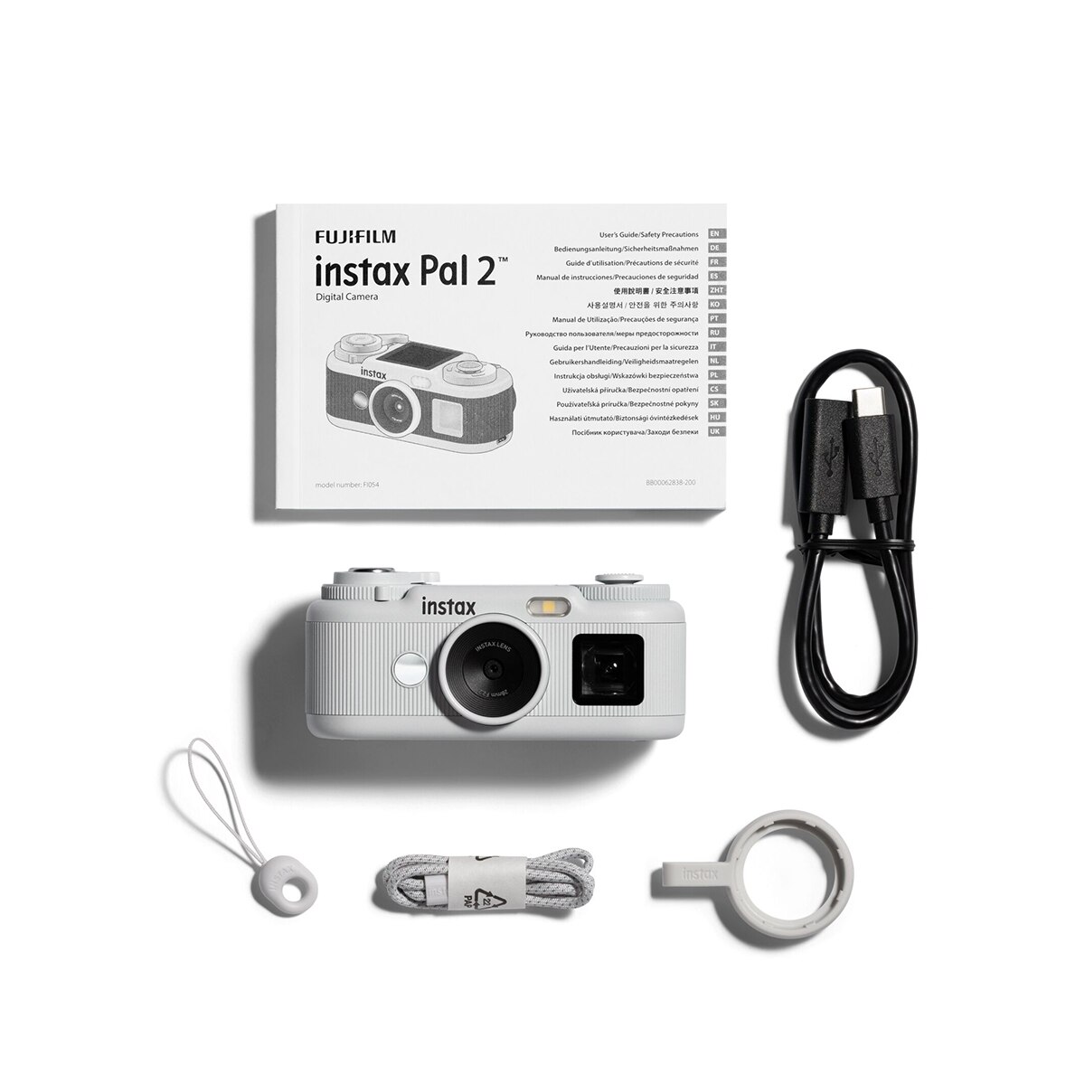 Cámara instantánea digital instax Pal 2 - Blanco Blanco-8