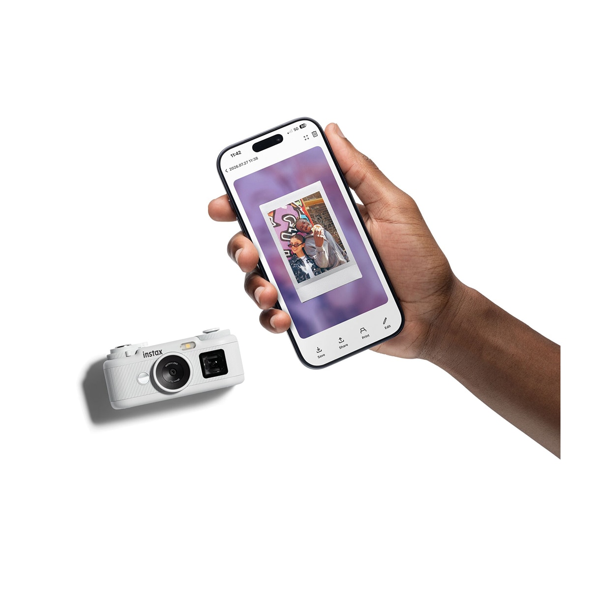 Cámara instantánea digital instax Pal 2 - Blanco Blanco-9