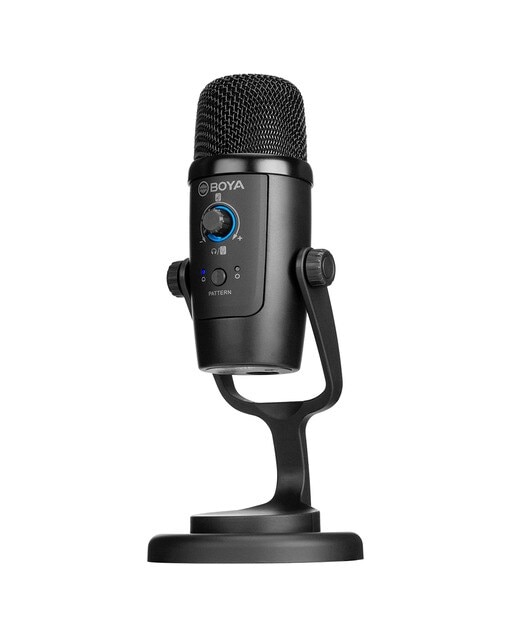 Micrófono de condensador BOYA USB BY-PM500 - Negro Negro-1