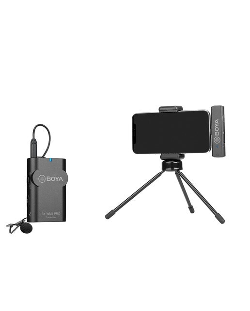 Boya - Sistema de micrófono inalámbrico iPhone BOYA BY-WM4 PRO-K3.