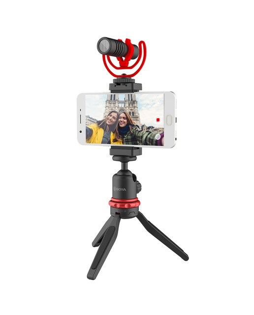 Kit de vídeo universal BOYA BY-VG330  para smartphone Negro-2