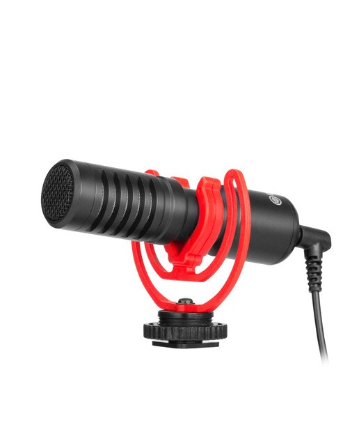 Micrófono de escopeta BOYA de condensador supercardioide BY-MM1+ - Negro Negro-1