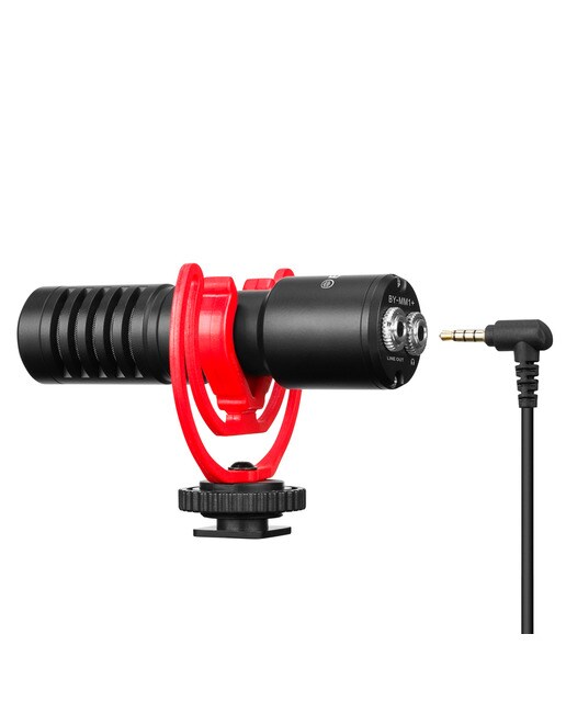 Micrófono de escopeta BOYA de condensador supercardioide BY-MM1+ - Negro Negro-2
