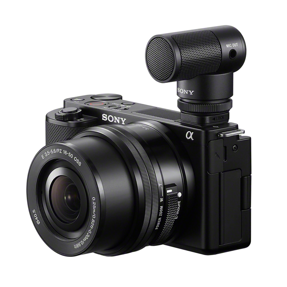 Micrófono de pistola Sony ECM-G1Z inalámbrico Negro-3