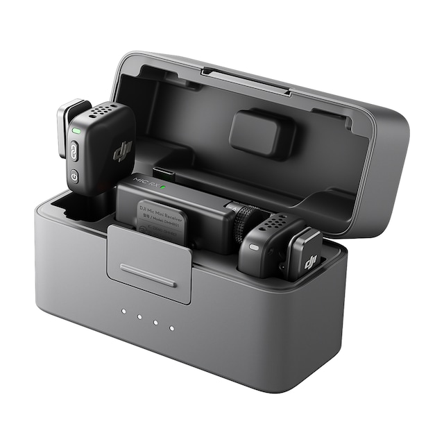 DJI Mic Mini (2 Transmisores + 1 receptor + Base de carga)