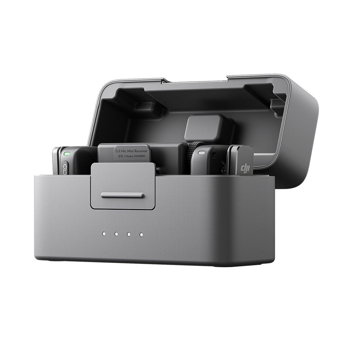 DJI Mic Mini (2Transmissores + 1 Receptor + Base de Carga) 4