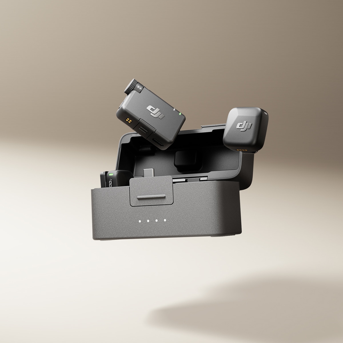 DJI Mic Mini (2Transmissores + 1 Receptor + Base de Carga) 8