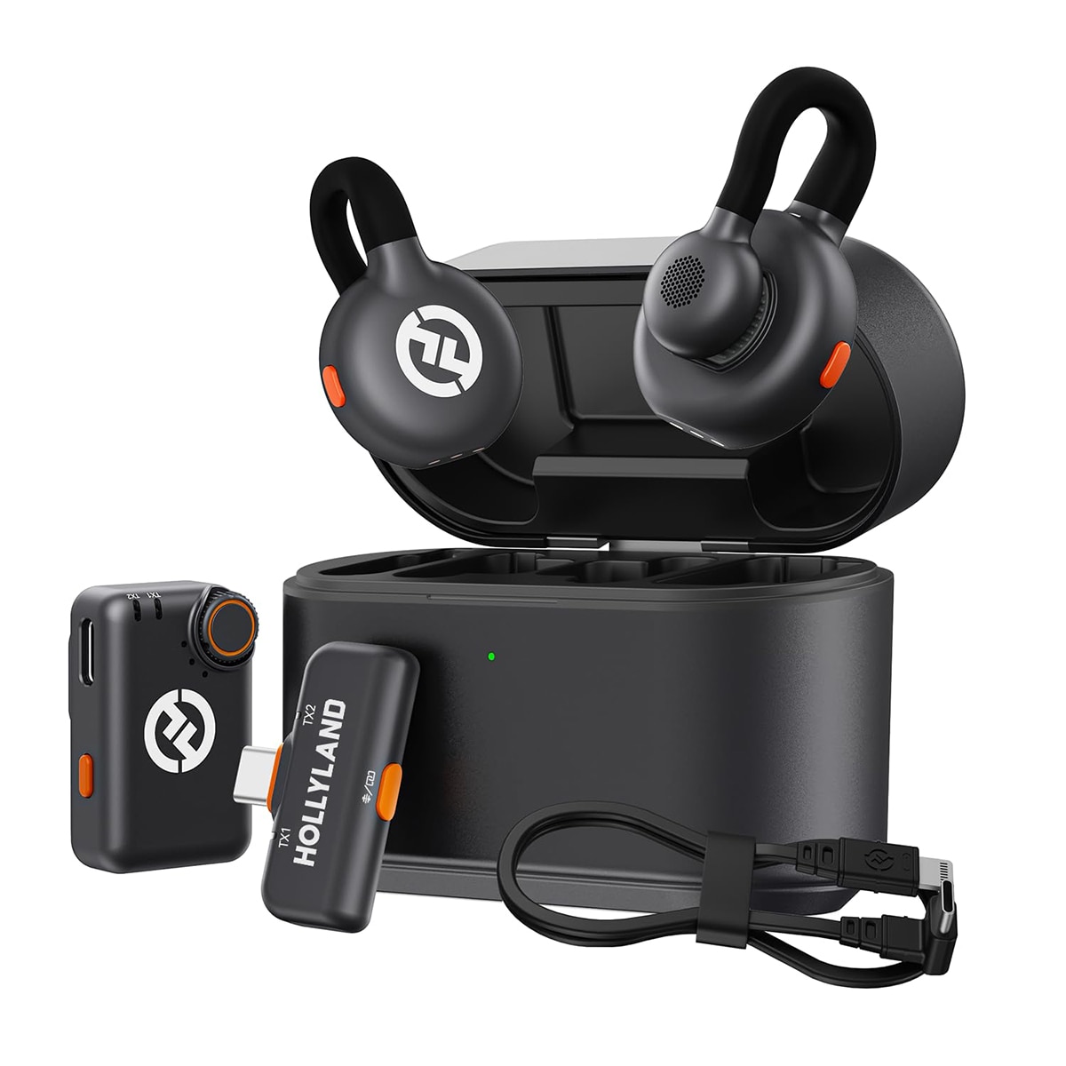 Imagen 0 de Micrófono inalámbrico Hollyland LARK M2S Combo