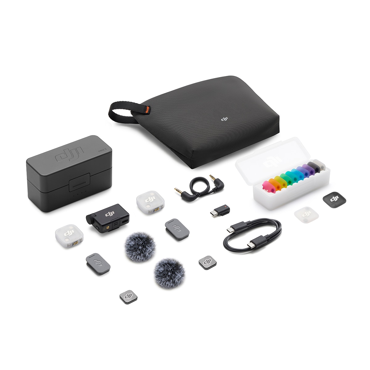 Imagen 0 de Micrófono mini inalámbrico DJI Mic mini 2 (2 Transmisores + 1 Receptor + Estuche de carga)