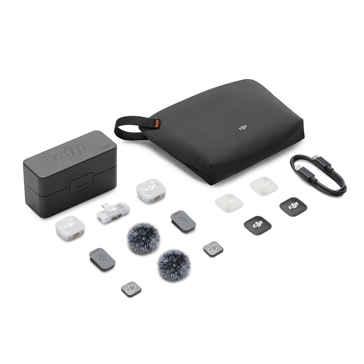 Imagen 0 de Micrófono mini inalámbrico DJI Mic mini 2 (2 Transmisores + 1 Receptor móvil + Estuche de carga)