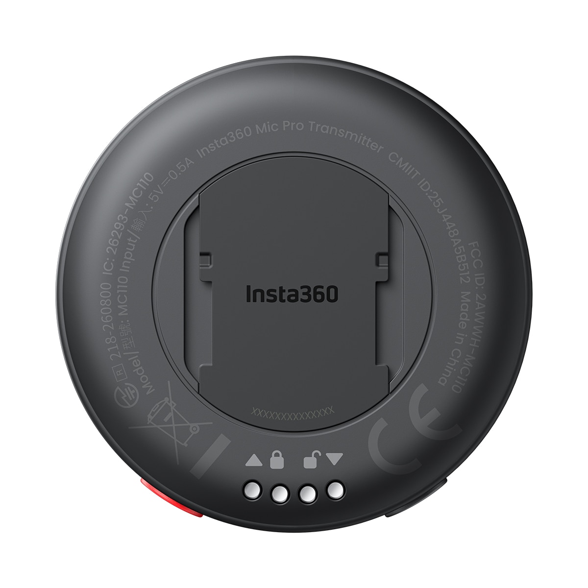 Micrófono inalámbrico insta360 Mic Pro Transmisor Negro-2