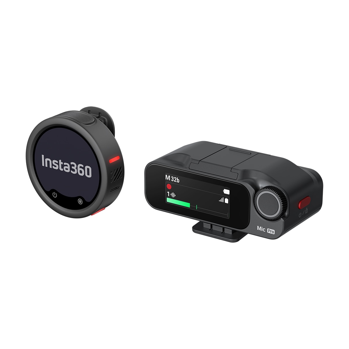 Micrófono inalámbrico insta360 Mic Pro Transmisor + Receptor Negro-4