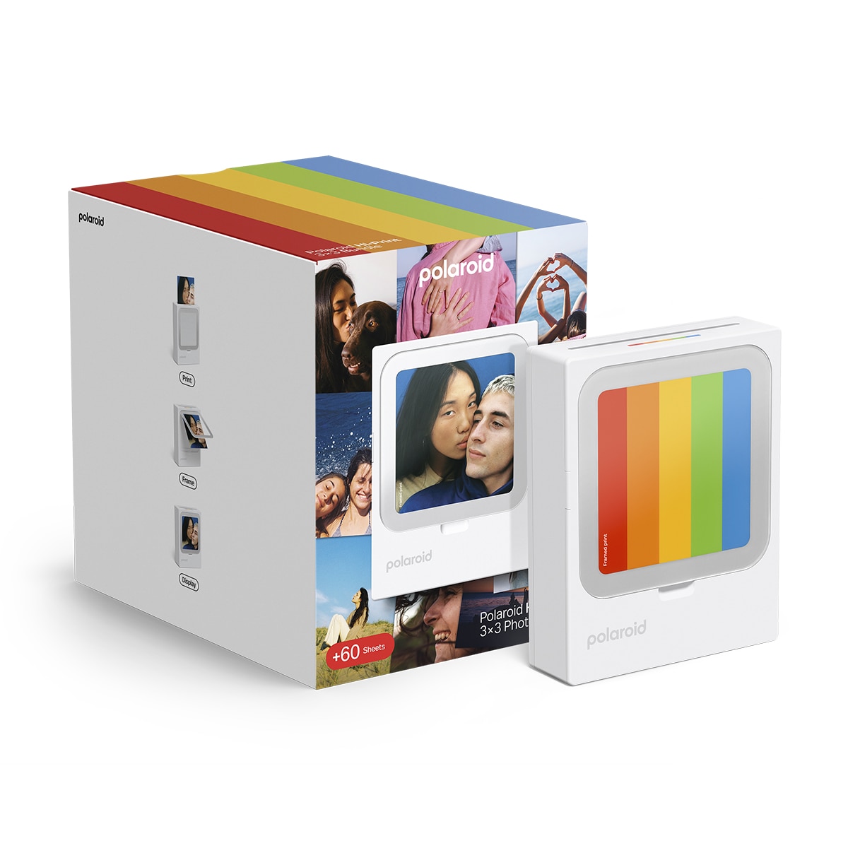 Impresora Fotográfica Polaroid Hi-Print 3x3 + 60 hojas de impresión Blanco-2