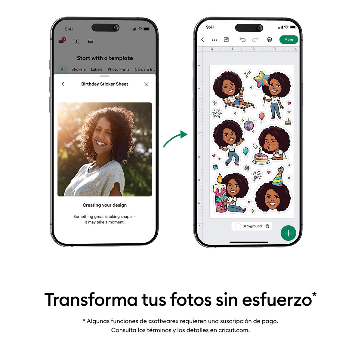 Impresora fotográfica Cricut StickerPix + Cut Essensial Bundle - Azul Azul-6