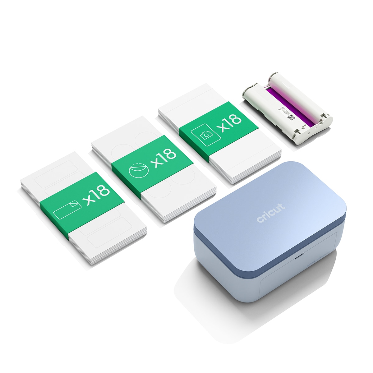 Imagen 0 de Impresora fotográfica Cricut StickerPix Essential Bundle