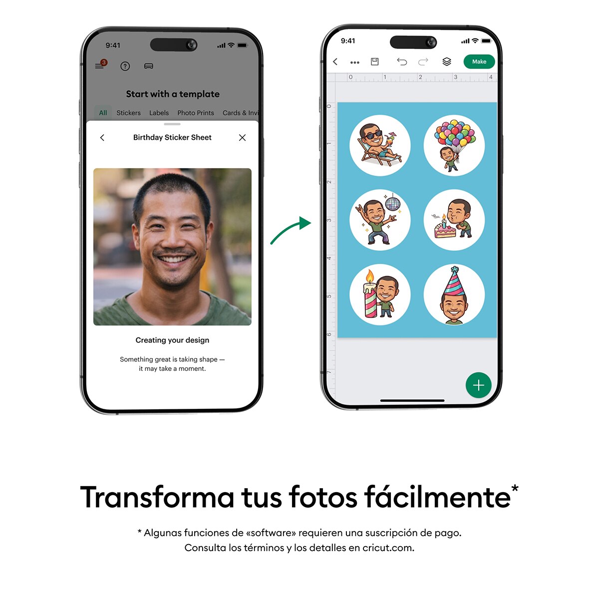 Impresora fotográfica Cricut StickerPix Essential Bundle Azul-6