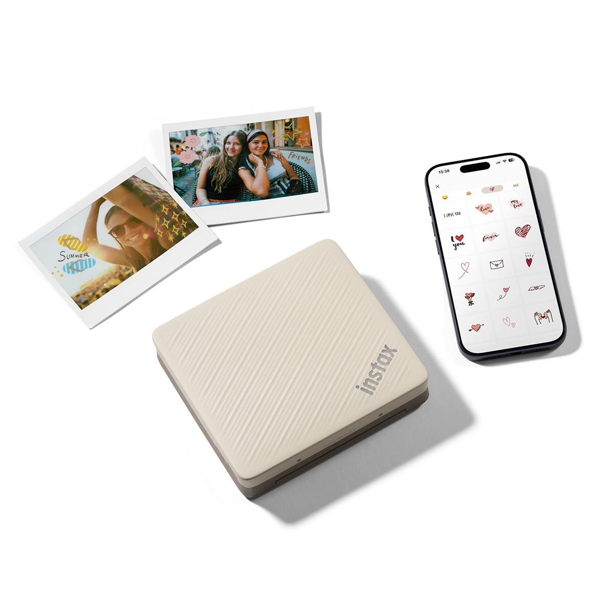 Impresora fotográfica instax Link WIDE 2 - Beige Beige-3