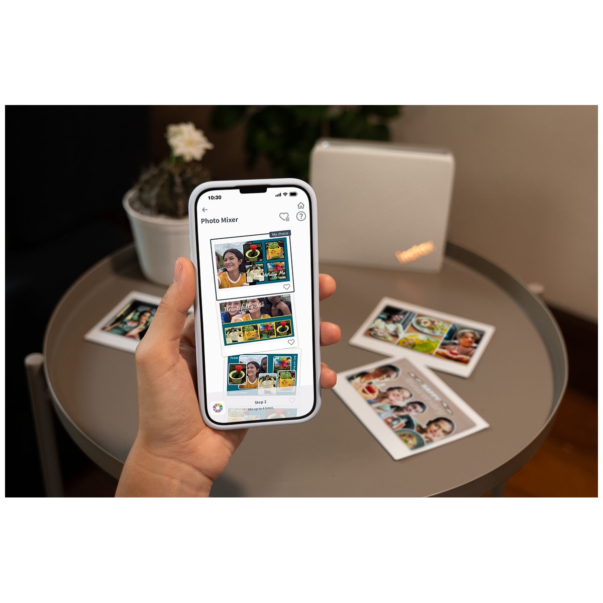 Impresora fotográfica instax Link WIDE 2 - Beige Beige-10