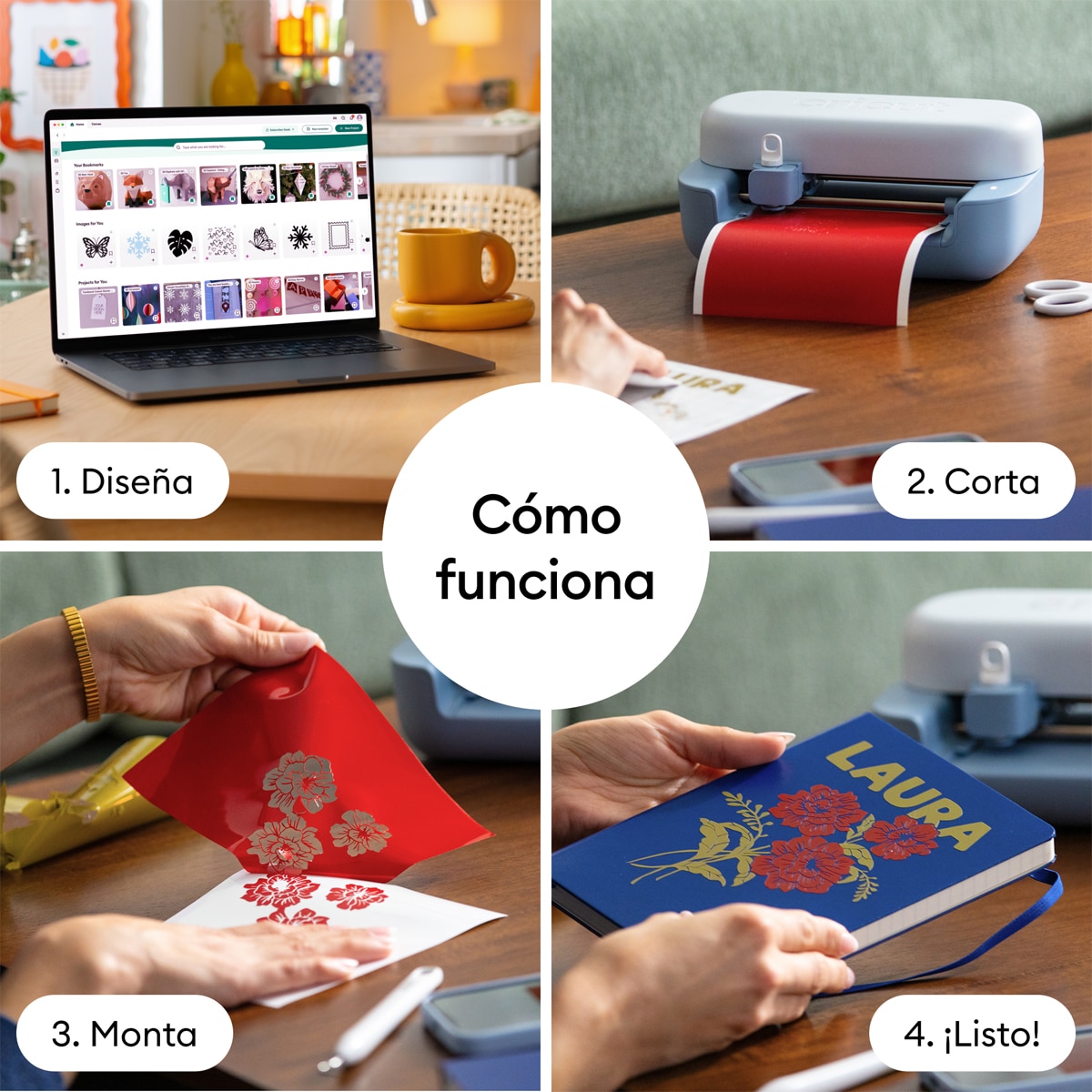 Máquina de corte inteligente Cricut Joy 2 Pack Esencial Azul-3