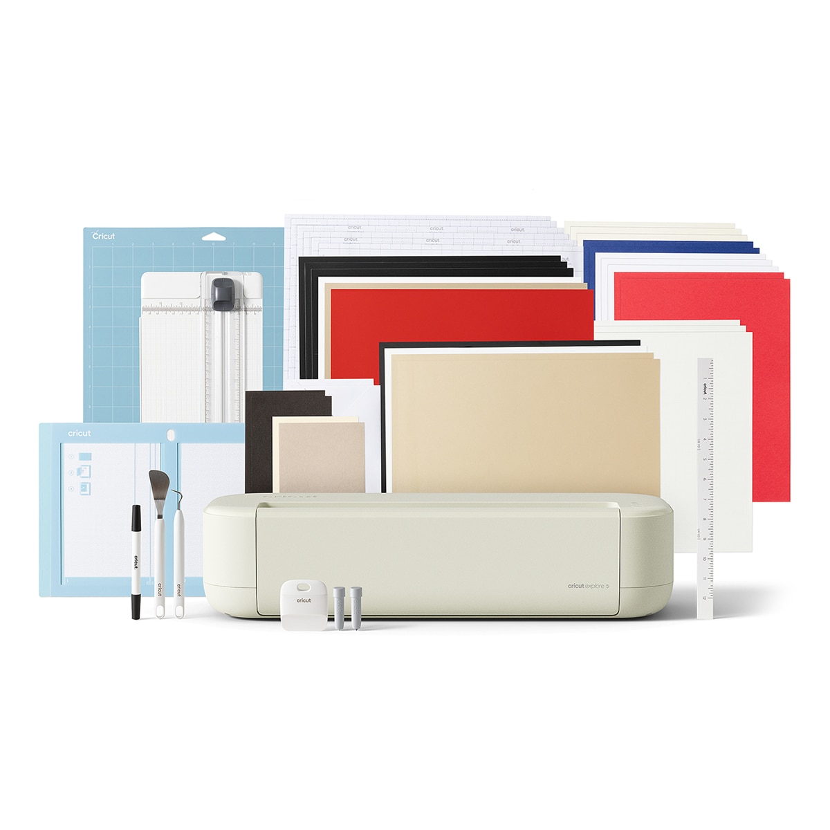 Imagen 0 de Máquina de corte inteligente Cricut Explore 5 Pack Esencial