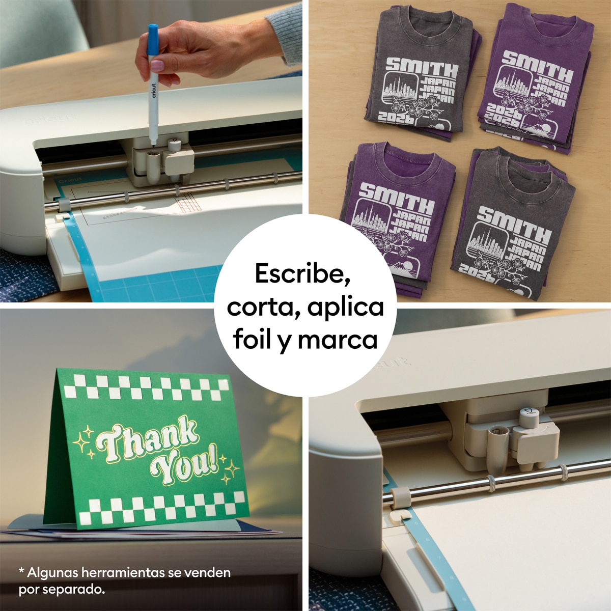 Máquina de corte inteligente Cricut Explore 5 Pack Esencial Marrón topo-6