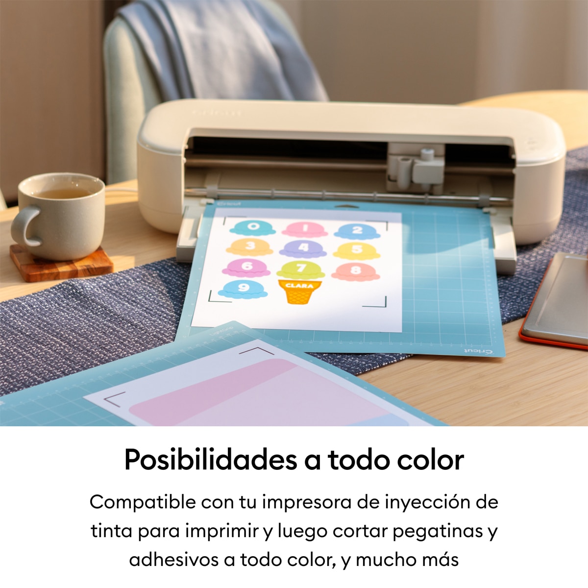 Máquina de corte inteligente Cricut Explore 5 Pack Esencial Marrón topo-11