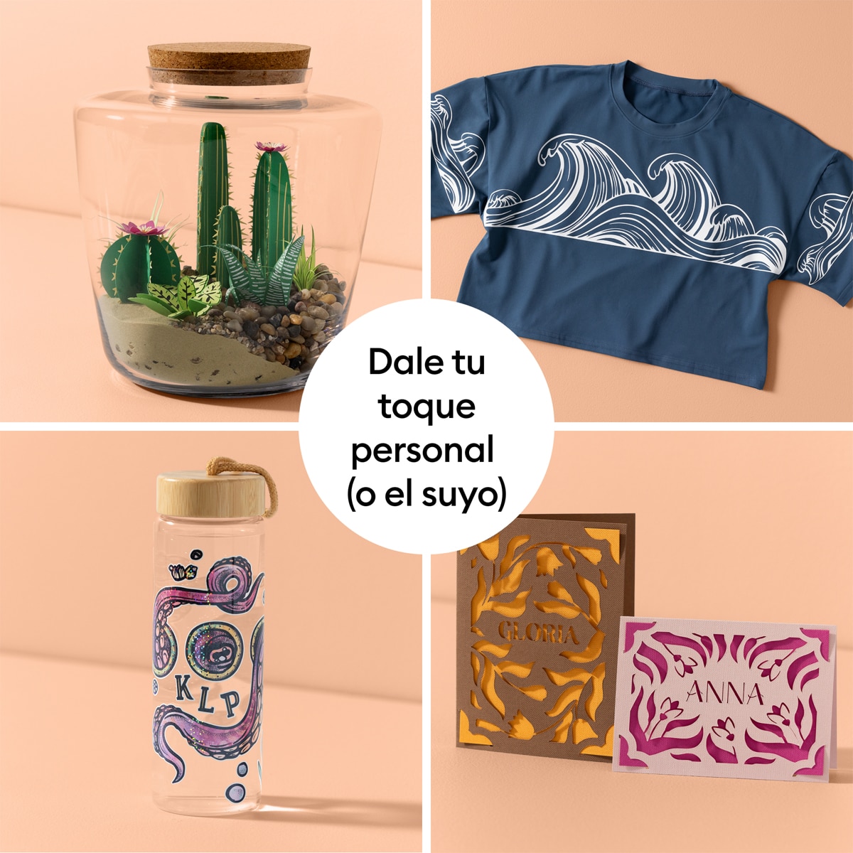 Máquina de corte inteligente Cricut Explore 5 Pack Esencial Marrón topo-16