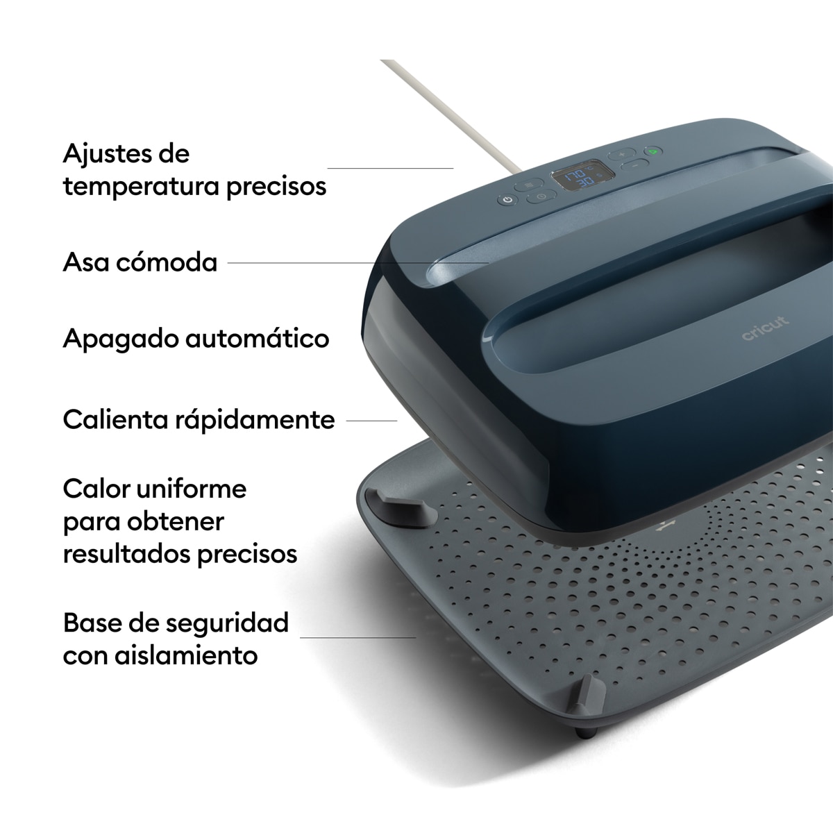 Prensa térmica Cricut EasyPress SE 12 x 10" Azul-3