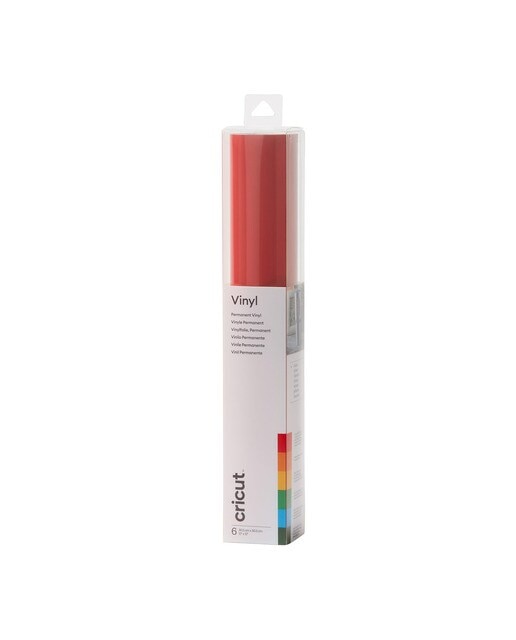 Cricut - Vinilo Cricut Premium Permanente Básicos (Rojo, Naranja, Amarillo, Verde Claro, Verde Oscuro, Azul).
