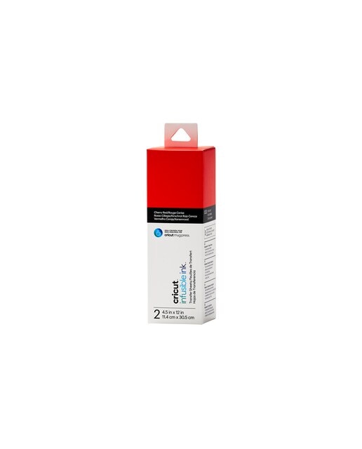 Pack 2 Folhas Cricut Tinta Infusível - Verde Água Vermelho-1