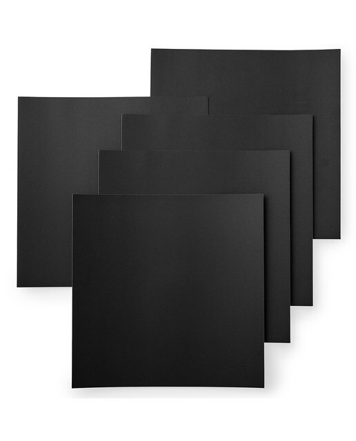 Cartulina Smart Adhesiva 33x33cm 10 unidades (Negro) - Negro Negro-2