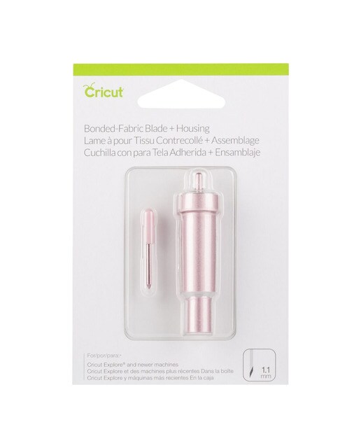 Lâmina de Corte Cricut Bonded-Fabric Blade + Adaptador Rosa-2