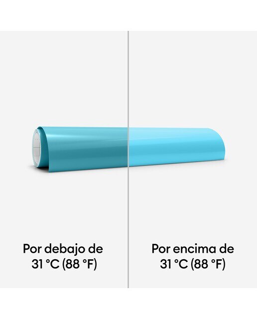 Vinil Permanente com Mudança de Cor a Calor 30,5cm x 61cm Azul-6